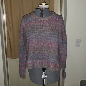 XL Mossimo Supply Co. Crewneck Rainbow Sweater